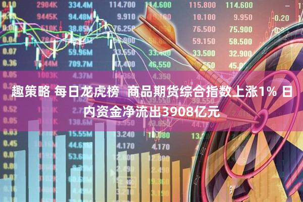 趣策略 每日龙虎榜  商品期货综合指数上涨1% 日内资金净流出3908亿元