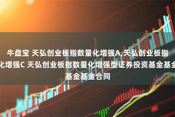 牛盘宝 天弘创业板指数量化增强A,天弘创业板指数量化增强C 天弘创业板指数量化增强型证券投资基金基金合同