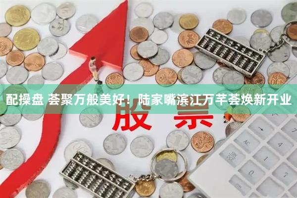 配操盘 荟聚万般美好！陆家嘴滨江万芊荟焕新开业